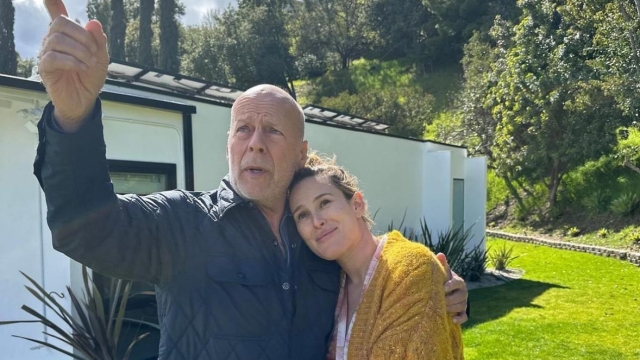 Bruce Willis e la figlia Rumer Willis su Instagram