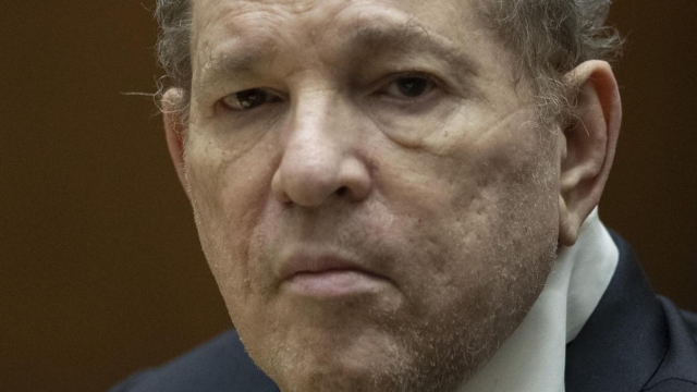 epa11300203 FILE Former film producer Harvey Weinstein appears in court at the Clara Shortridge Foltz Criminal Justice Center in Los Angeles, California, USA, 04 October 2022 (reissued 25 April 2024). Weinstein's 2020 rape conviction has been overturned by New York's top court 25 April 2024, on the basis that he did not receive a fair trial.  EPA/ETIENNE LAURENT