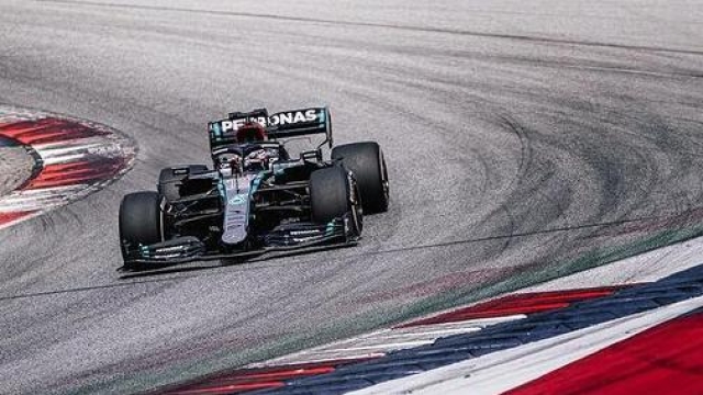 Andrea Kimi Antonelli testa la Mercedes W12 al Red Bull Ring