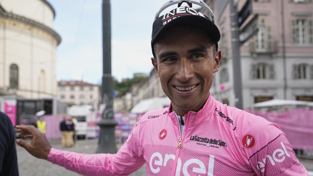 Narvaez Prado Jonathan  ( Team Ineos Grenadiers ) Pink jersey  the stage 1 of the of the Giro d'Italia from Venaria Reale to Torino, 4 May 2024 Italy. (Photo by Marco Alpozzi/LaPresse)