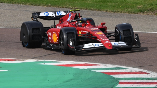 FIORANO MODENESE, ITALY - MAY 09: Robert Shwartzman of Israel and Scuderia Ferrari drives on track during the Ferrari F1 Spray Guard Testing Session at Fiorano Circuit on May 09, 2024 in Fiorano Modenese, Italy. (Photo by Rudy Carezzevoli/Getty Images)