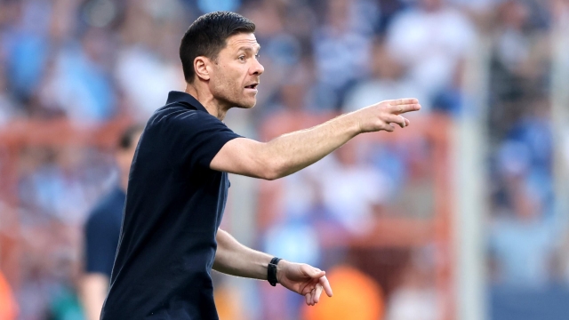 BOCHUM, GERMANY - MAY 12: Head coach Xabi Alonso of Leverkusen reacts during the Bundesliga match between VfL Bochum 1848 and Bayer 04 Leverkusen at Vonovia Ruhrstadion on May 12, 2024 in Bochum, Germany. (Photo by Christof Koepsel/Getty Images) (Photo by Christof Koepsel/Getty Images)