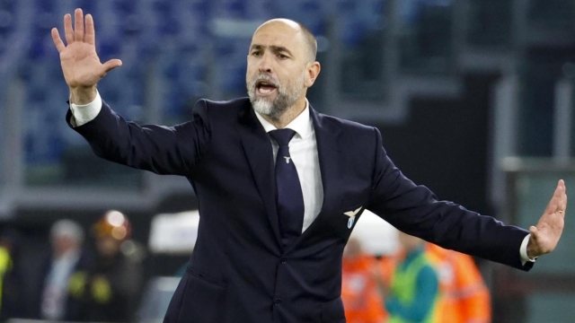 Lazio's head coach Igor Tudor during the Italian Serie A soccer match between Lazio and Hellas Verona at the Olimpico stadium in Rome, Italy, 27 April 2024. ANSA/FABIO FRUSTACI