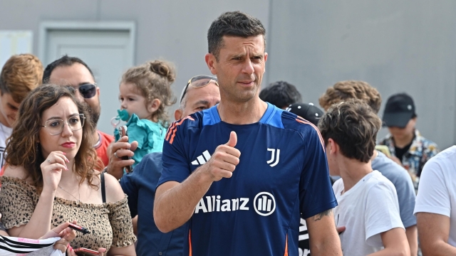New Juventus head coach Thiago Motta  arrives at the J Medical to undergo Juventus' medical examinations in Turin, Italy, 08 July 2024.ANSA/ ALESSANDRO DI MARCO
