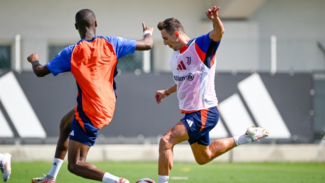 TURIN, ITALY - AUGUST 8: Arkadiusz Krystian Milik of Juventus during a training session at JTC on August 8, 2024 in Turin, Italy. (Photo by Daniele Badolato - Juventus FC/Juventus FC via Getty Images)