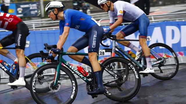 2024 UCI Road World Championships Zurich - Men’s Junior Road Race - Uster - Zurich 127,2 km - 25/09/2024 - Lorenzo Finn (Italy) - photo Luis Angel Gomez/SprintCyclingAgency©2024