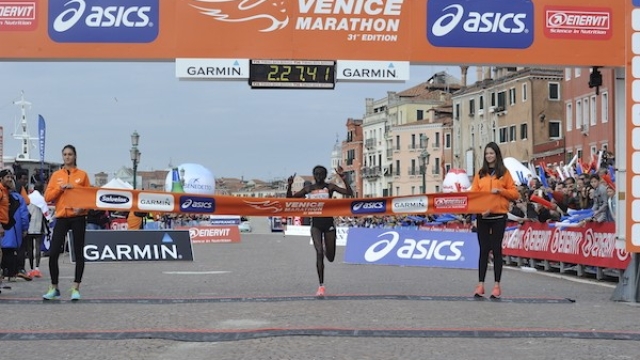 La vincitrice della 42k Venice Marathon Priscah Jepeting Cherono (tutte le foto sono di Matteo Bertolin)