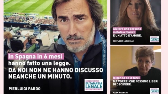 Anche Pierluigi Pardo, Selvaggia Lucarelli e Mara Maionchi sostengono la campagna per il referendum sull'eutanasia legale