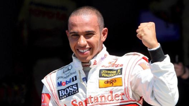 Lewis Hamilton nel 2007 in Canada. Ansa