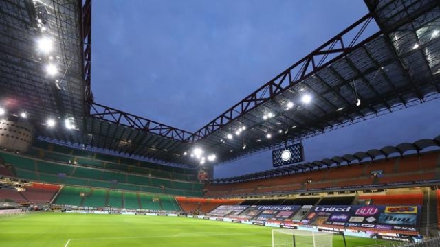 Una veduta dello stadio Meazza. Getty