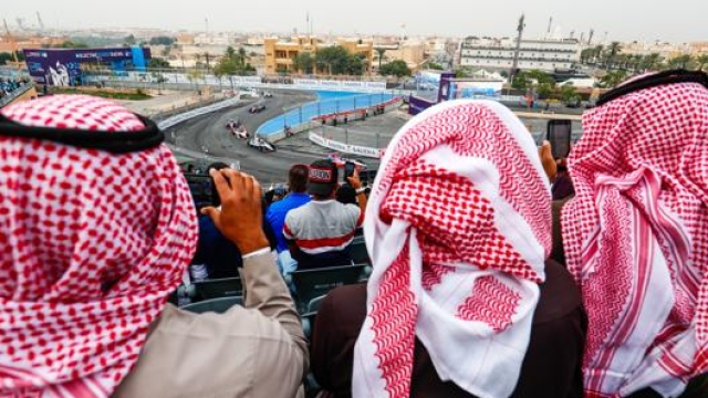 Il circuito cittadino di Ad-Diriyah, in Arabia Saudita, dove si è disputato il Gran Premio di Formula E