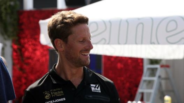 Romain Grosjean, 33 anni, a Monza. Lapresse