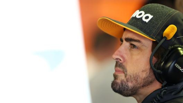 Alonso segue le libere a Monza. Getty Images