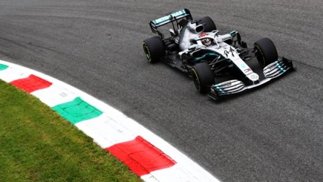 Hamilton a Monza. Getty Images