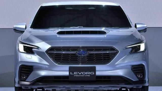 Il frontale della Subaru Levorg: dinamico e sportivo