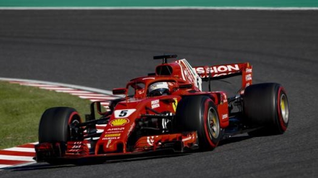 Nel 2018 Sebastian Vettel ha concluso al sesto posto a Suzuka. Epa