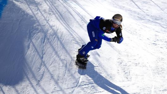 La campionessa olimpica di snowboard cross Michela Moioli, 24 anni. Afp
