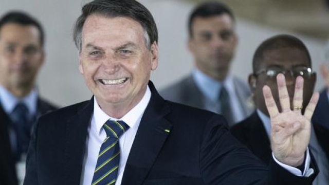 Jair Bolsonaro, presidente del Brasile. AP