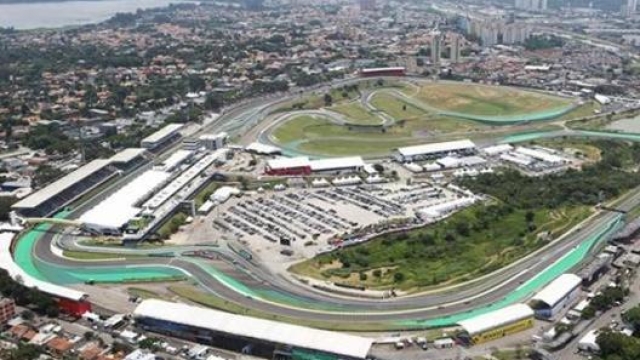 Il circuito di San Paolo visto dall'alto