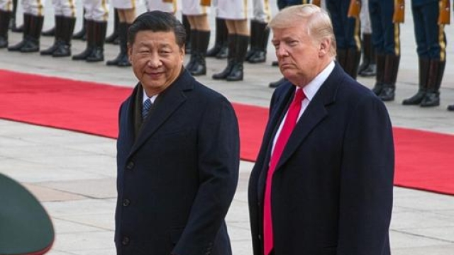 Xi Jinping e Donald Trump il 9 novembre del 2017 a Pechino. Epa