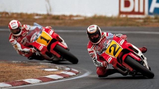Lawson e Rainey compagni di squadra e in gara nel 1990