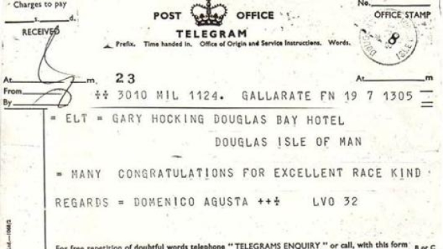 Il Conte Agusta tentò di convincere Hocking a venire in MV Agusta con un assegno pari a quello rifiutato da Big John passato alla corte del Drake di Maranello