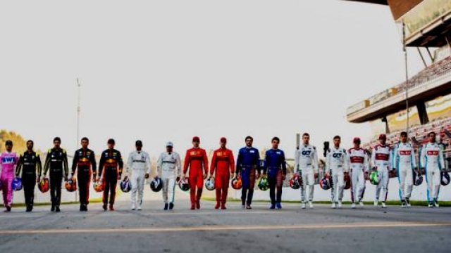 La line-up dei piloti di Formula 1 2020