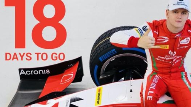 Mick Schumacher 'ricorda' che si avvicina il via della F.1 con i nuovi pneumatici