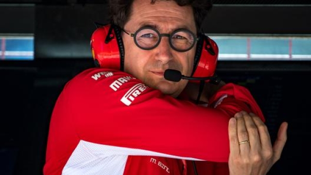 Mattia Binotto, team principal Ferrari. Afp