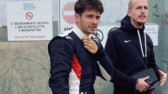 Charles Leclerc a Lonato. Instagram charlesleclerc16