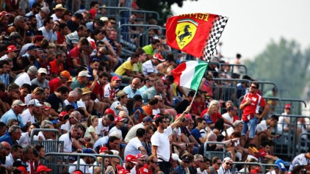 Tricolore e Cavallino, eterno abbinamento di Monza. Getty Images