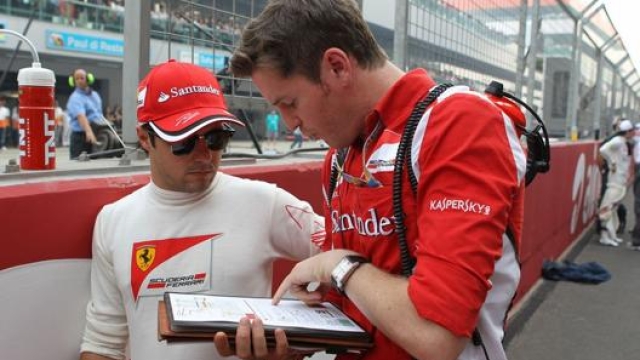 Rob Smedley, 46 anni, ai tempi della Ferrari con Felipe Massa. Lapresse