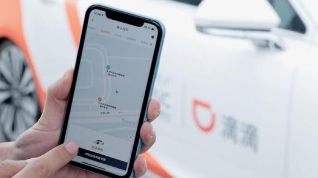 La versione cinese dell’app di taxi di Didi