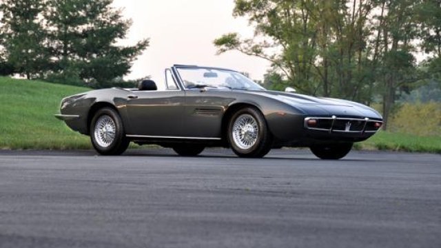 La Maserati Ghibli Spyder esordì al salone di Torino del 1963. RM Sotheby’s