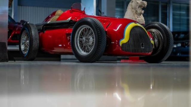 L’Alfetta 159 con cui Juan Manuel Fangio vinse nel 1951 il campionato del mondo di Formula 1
