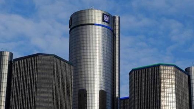 Il Reinassance Center di Detroit dove ha sede General Motors. Afp