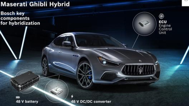I componenti Bosch su Maserati Ghibli Hybrid