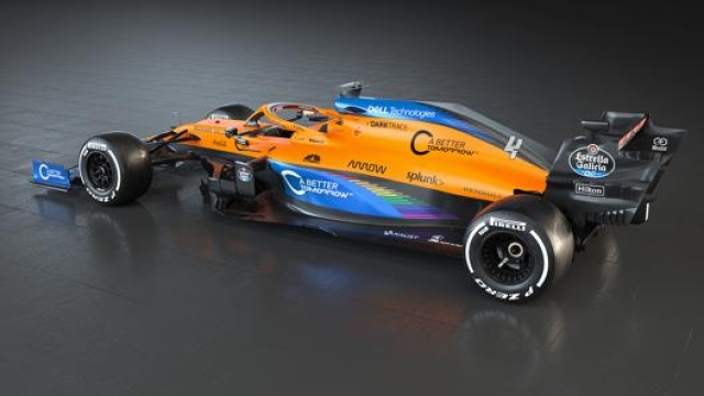 La livrea della McLaren MCL35