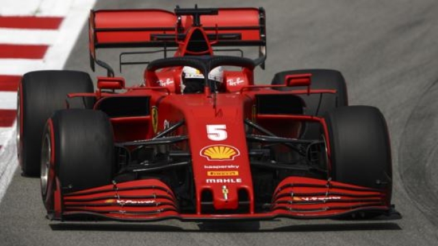La Ferrari SF1000 numero 5 di Sebastian Vettel. EPA