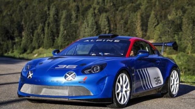 La Alpine A110 Rally impegnata nelle corse dal 2020