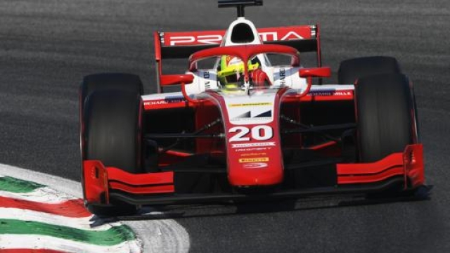 Mick Schumacher in azione a Monza