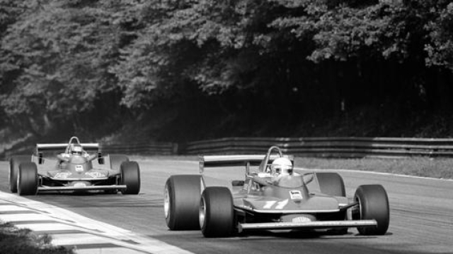 Monza 1979: Jody Scheckter davanti a Gilles Villeneuve. Getty