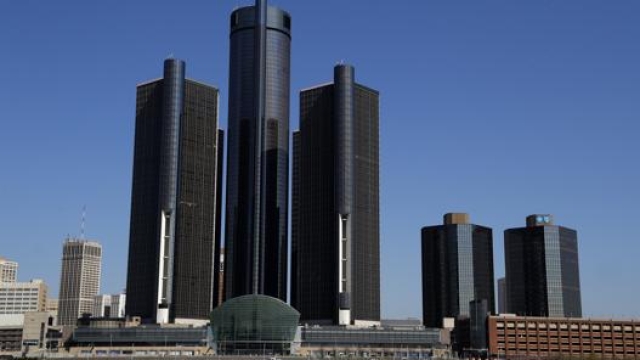 Il quartier generale di General Motors a Detroit. Ap
