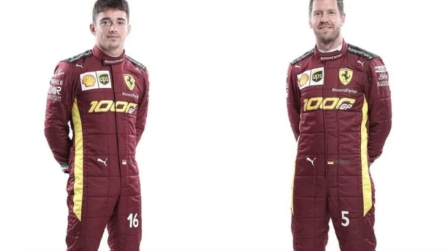 Le tute speciali che Vettel e Leclerc indosseranno al Mugello
