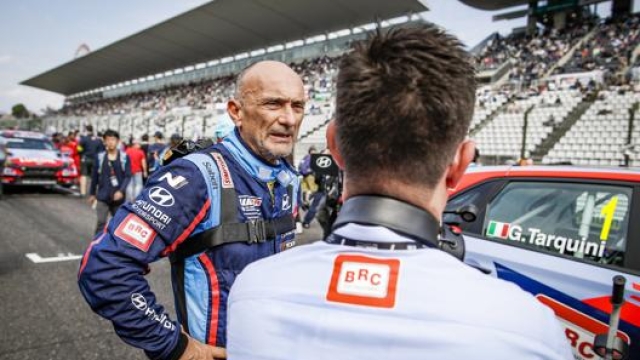 Gabriele Tarquini, 58 anni, al volante di Hyundai i30 N nel campionato Wtcr 2020