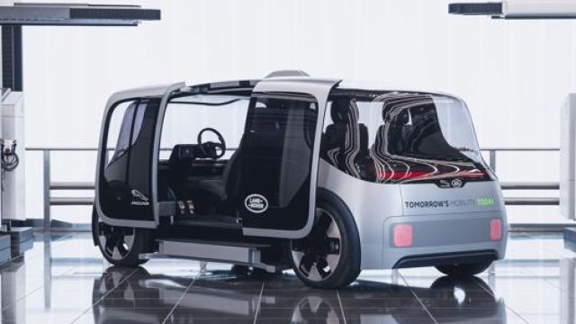 Project Vector, un prototipo elettrico a guida autonoma sviluppato da Jaguar Land Rover. Getty