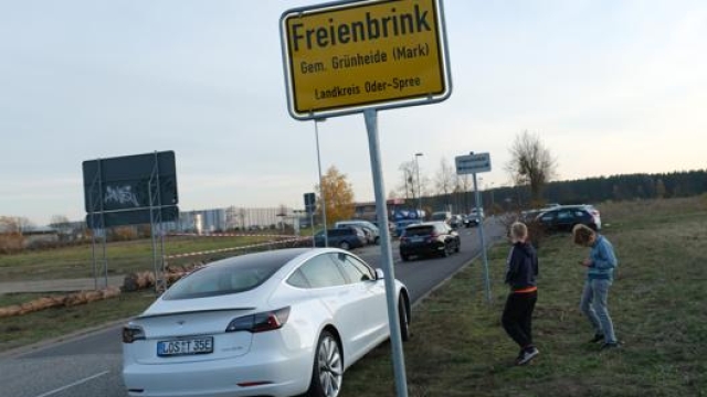 La zona dove sorgerà la Gigafactory Tesla in Germania a Freienbrink. Getty