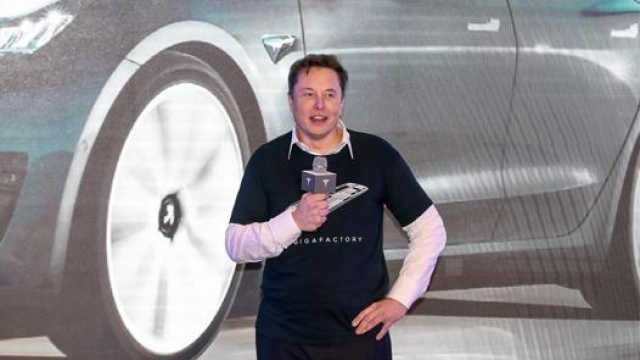 Elon Musk, Ceo di Tesla. Afp