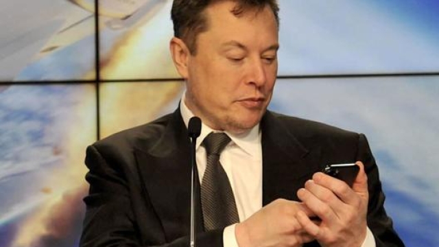 Elon Musk in una foto di repertorio