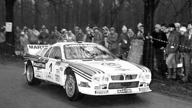 La Lancia 037 Gruppo B di Bettega-Perissinot vincitrice nel 1984 a Monza